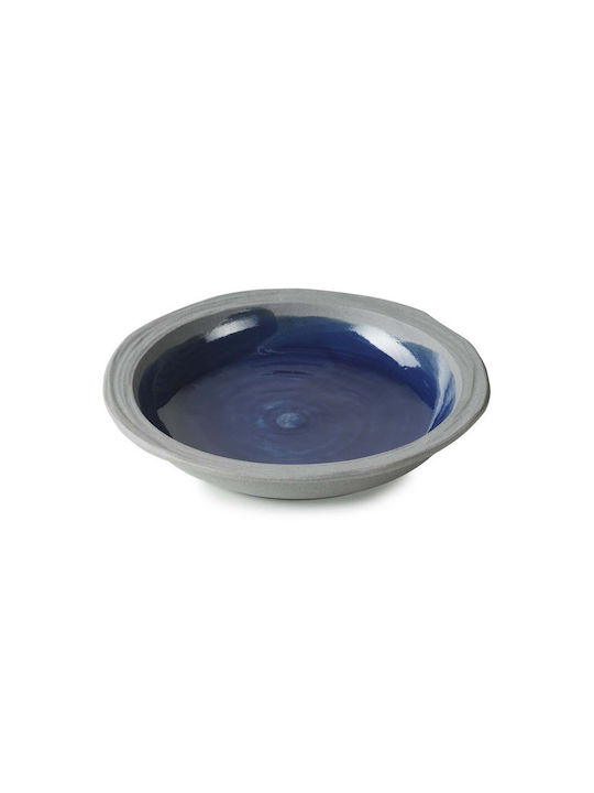 Revol Teller Suppe aus Porzellan Blau mit Durchmesser 21cm