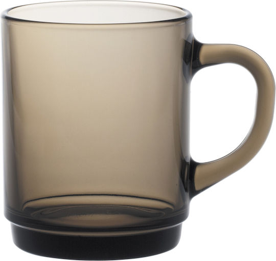 Duralex Κούπα Γυάλινη Καφέ 260ml 6τμχ
