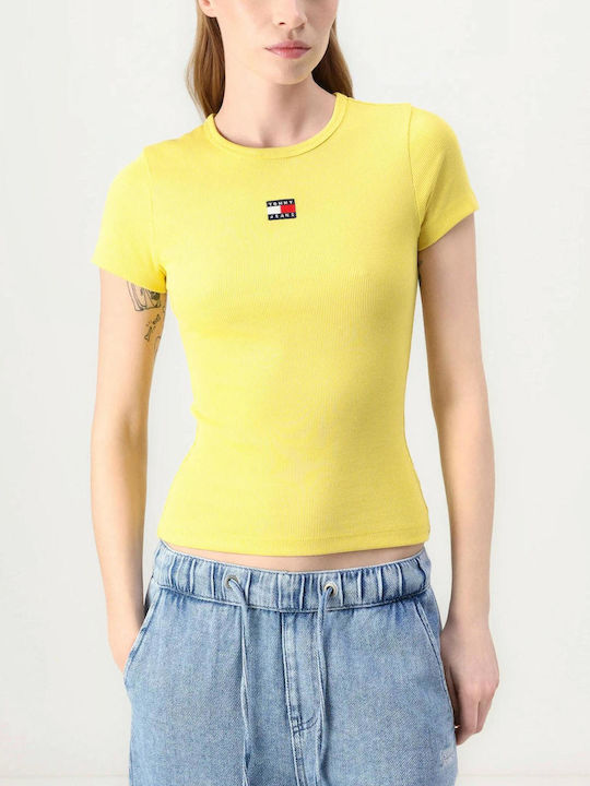 Tommy Hilfiger Tommy Women's T-shirt Yellow DW0DW17881-ZGP