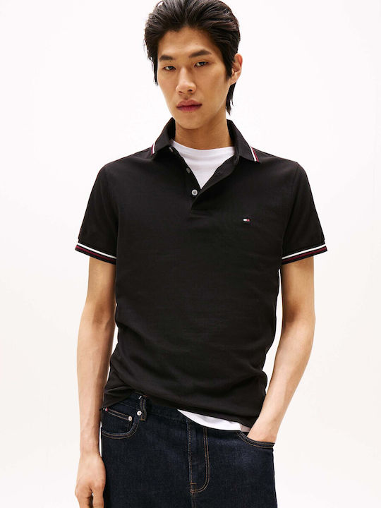 Tommy Hilfiger Polo T-shirt Black MW0MW37346-BDS