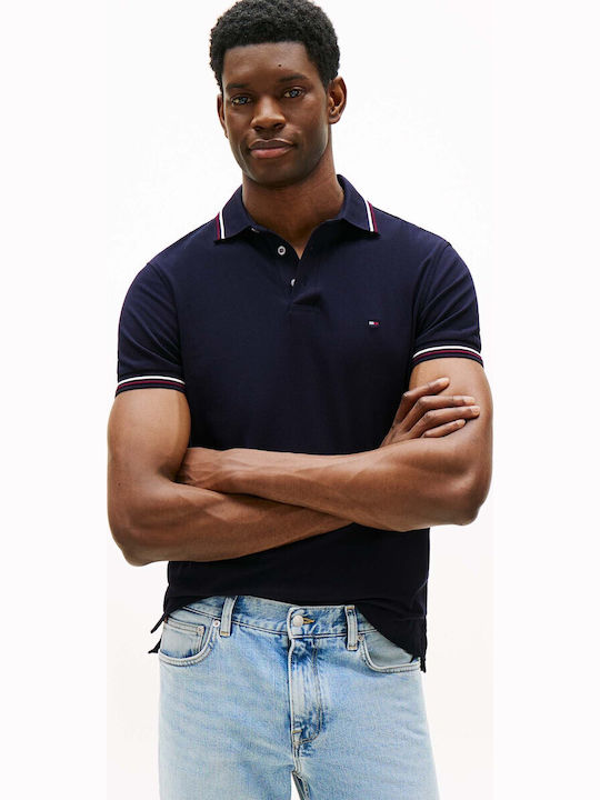 Polo Short Sleeve Blouse Navy Blue MW0MW37346 DW5