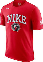 Nike Dri-FIT NBA Chicago Bulls Dri-Fit T-shirt Red