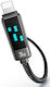 Usams USB-C to Lightning Cable 30W Black 1.2m SJ743USB02