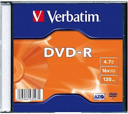 Verbatim Εγγράψιμο DVD-R 4.7GB 1τμχ Verbatim Εγγράψιμο DVD-R 4.7GB 1τμχ