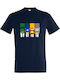 T-shirt Unisex " Reservoir Avengers " French Navy