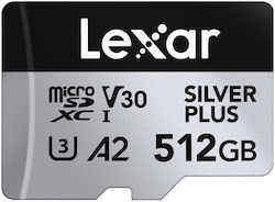 Lexar Professional microSDXC 512GB Class 10 U3 V30 A2 UHS-I Lexar Professional microSDXC 512GB Class 10 U3 V30 A2 UHS-I