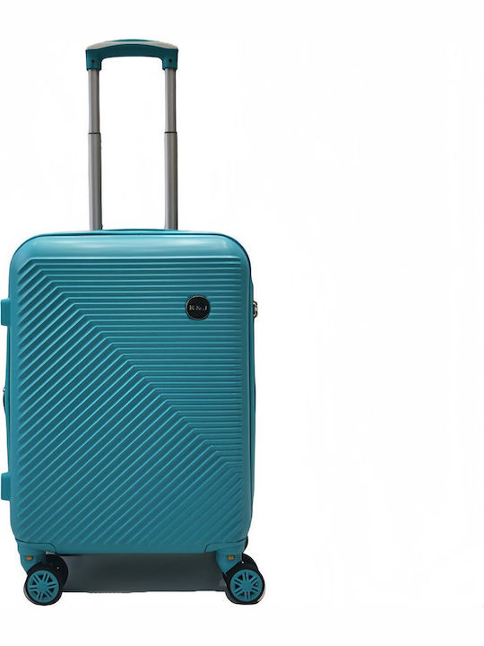 Talos Cabin Hard Turquoise Suitcase With 4 Whee...