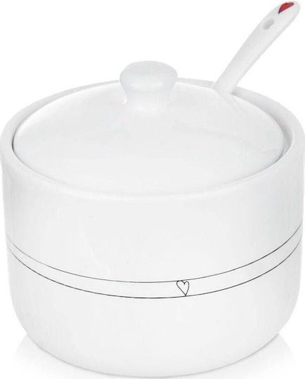 Orion Sugar Bowl Serving White