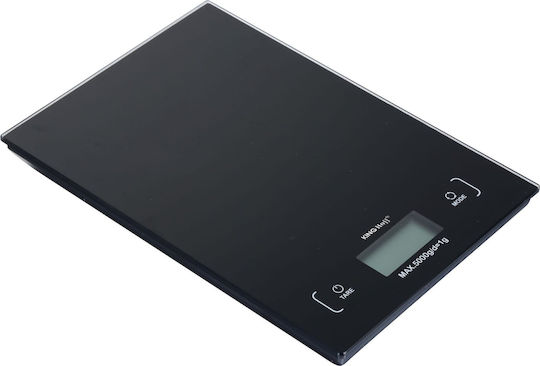 KING Hoff Ψηφιακή Ζυγαριά Κουζίνας έως 5kg Μαύρη