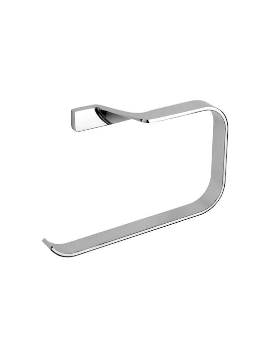 Inter Ceramic Връзка Баня Единичен с винтове ​20.5x20.5см Inox Сребрист
