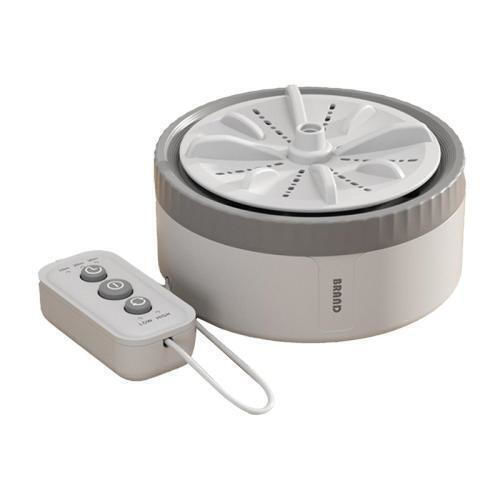 Mini Portable Underwear Socks Turbine Washing Machine Gray Three-Speed Timer