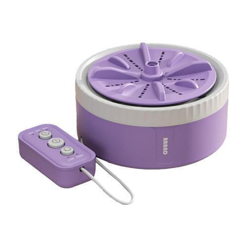 Mini Portable Underwear Socks Turbine Washing Machine Purple Three-Speed Timing