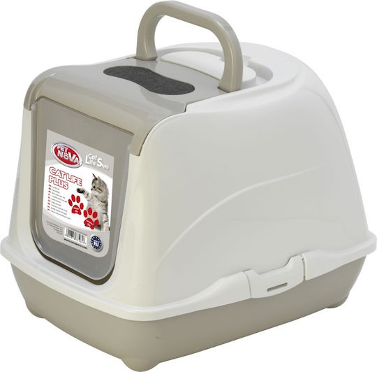 Pet Nova Τουαλέτα Γάτας Κλειστή Γκρι Μ57.8 x Π43.9 x Υ41.5cm