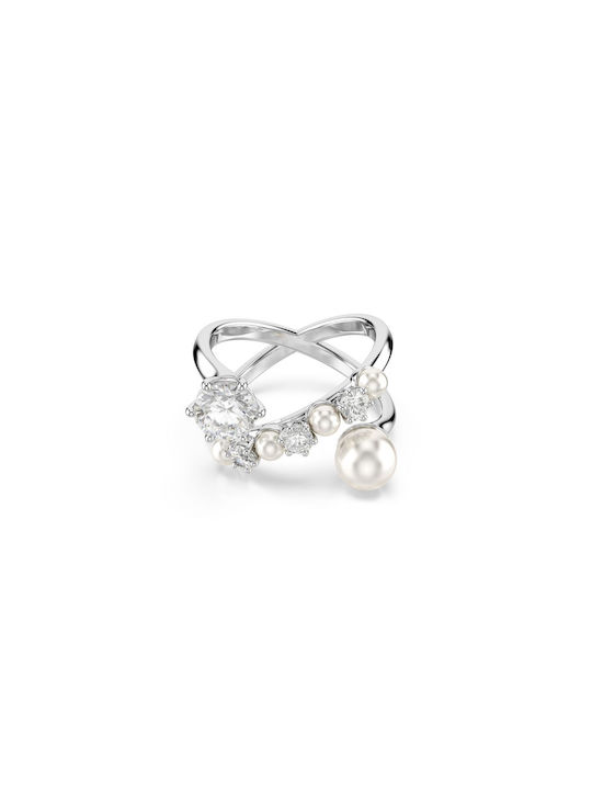 Swarovski Matrix Дамски Пръстен Спинер от Сребро