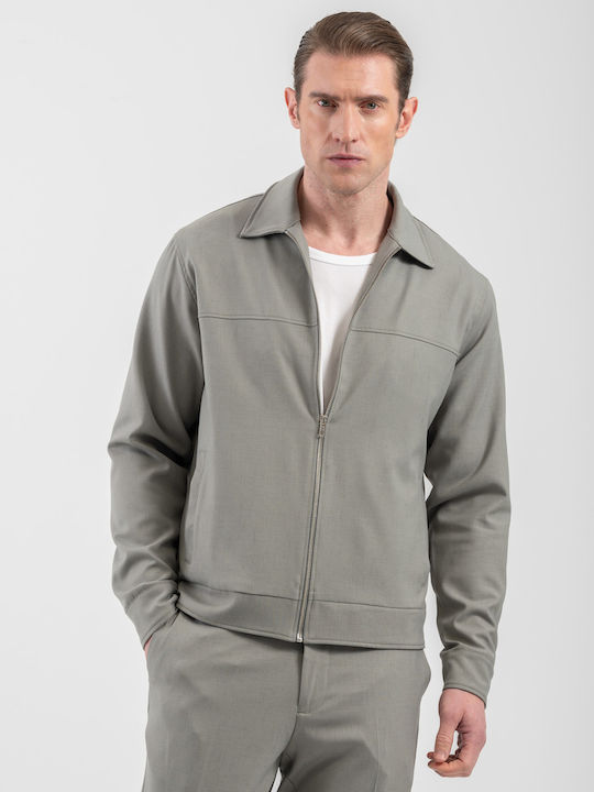 Vittorio Artist Μακρυμάνικo Overshirt Olive Πρά...