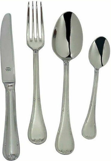 Cutlery Set Silver 24pcs with Suitcase