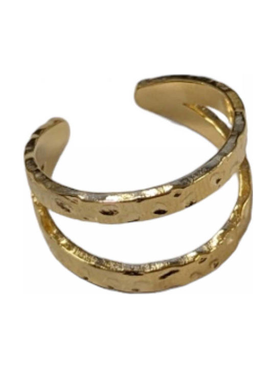 Tatu Moyo Ring made of Steel Gold Plated