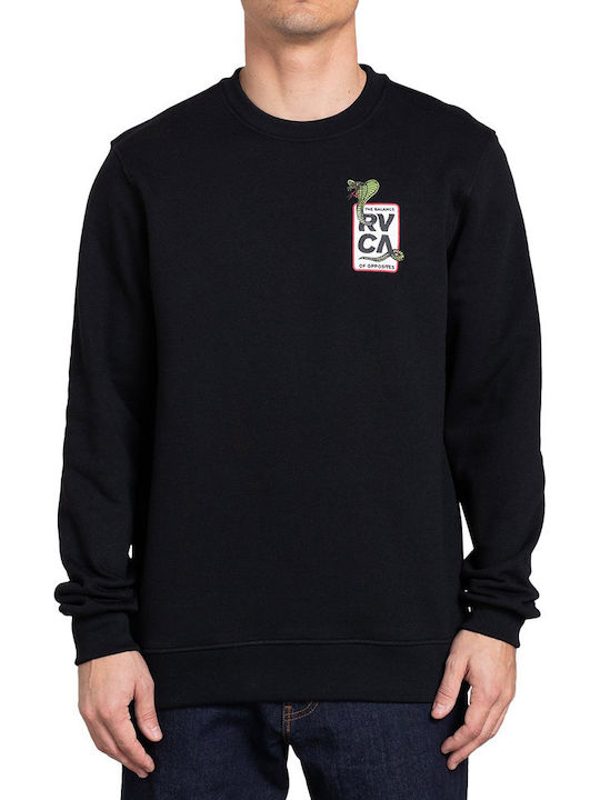 RVCA Snake Eyes Φούτερ Μαύρο