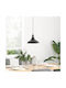 vidaXL Black Ceiling Light with E27 Socket