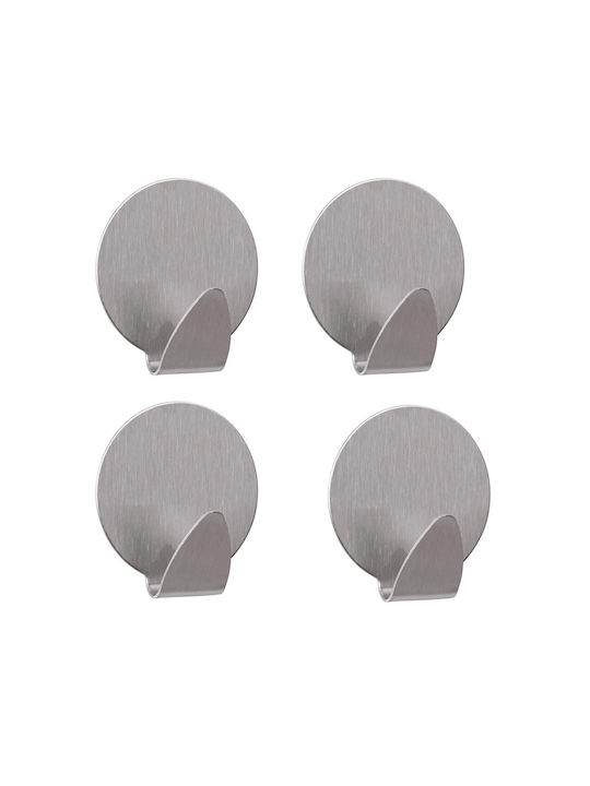 Verk Group Badezimmerhaken Mono mit Schrauben 4x3.5cm Inox Graue