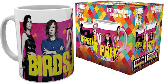 Birds Prey Group Heat Change Mug