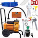 Rosfix Starker Oranger Sturm Sos03 Farbsprüher + 20L Sieb + Arbeitsanzug + Pinsel