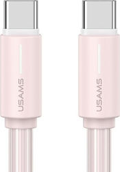 Usams USB 2.0 USB-C male - USB-C 60W 1m (SJ734USB04)