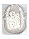 Velvet White Baby Nestkissen Natural