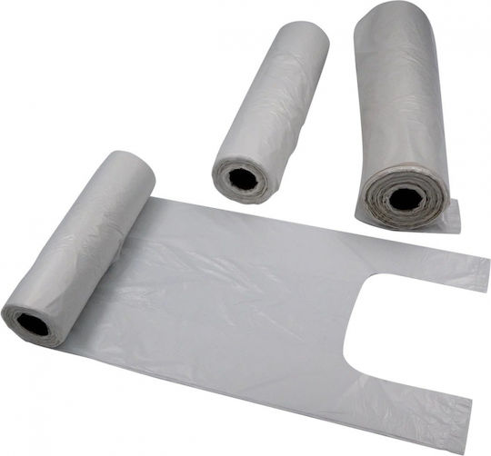 Sidirela Plastiktüte für Verpackungen Hemdchen-Typ 30x40cm Weiße