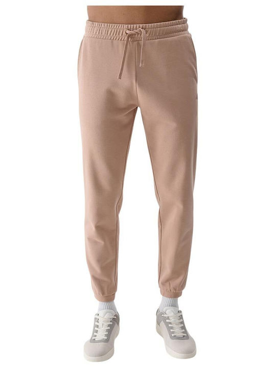 Sweatpants with Elastic Beige