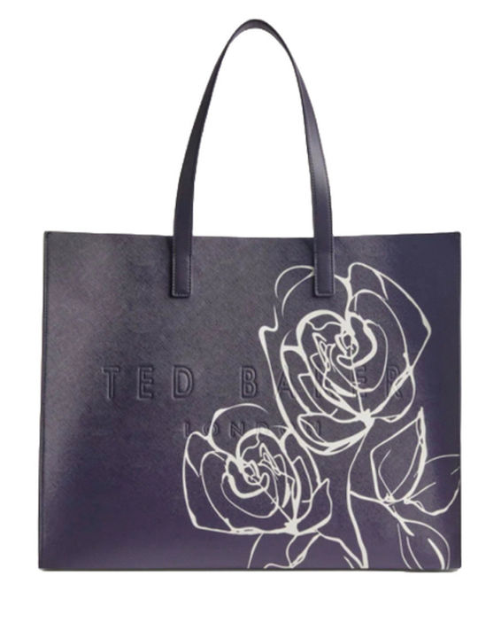 Extra Large Icon Damentasche Schultertasche Blau