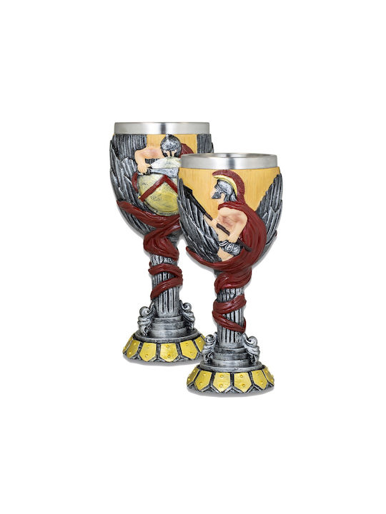 Albainox Glas für Weiß- und Rotwein aus Glas Kelch