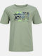 Παιδικό T-shirt Iceberg Green, Khaki Wide