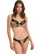 Miss Rosy Underwear Set with Bra & String Brown