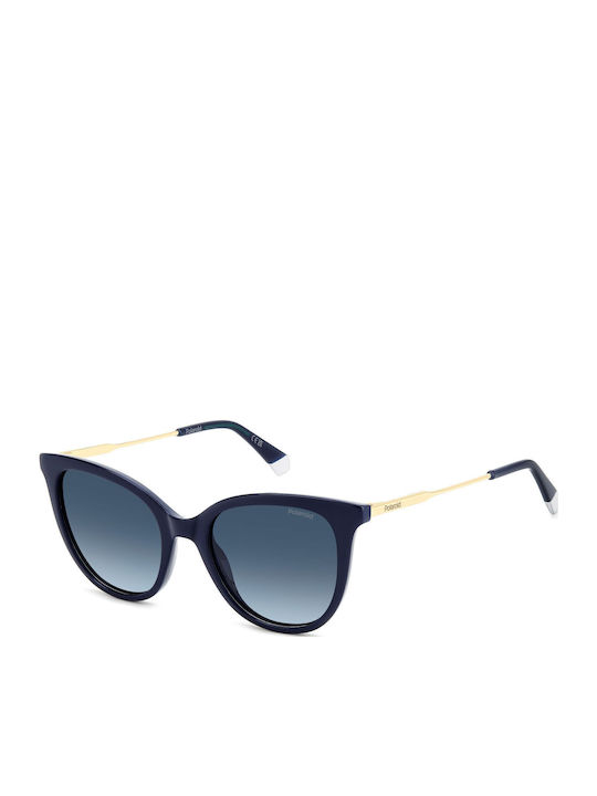 Polaroid Women's Sunglasses with Navy Blue Fram...