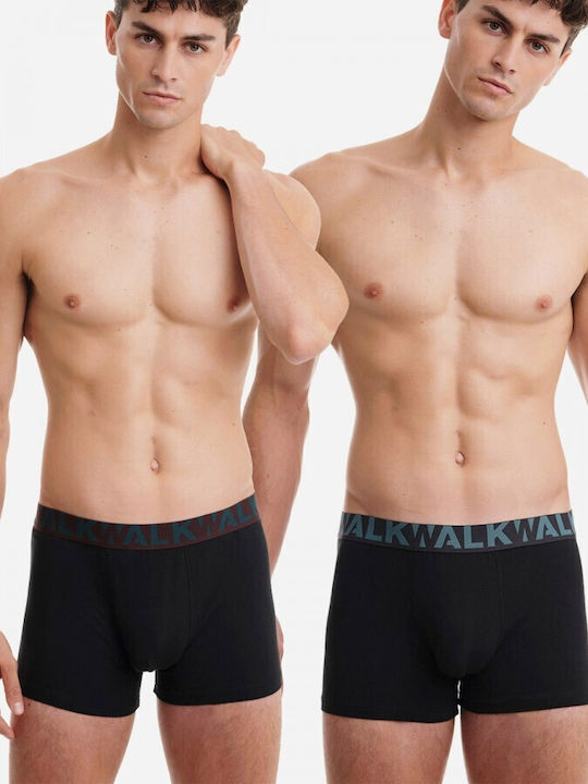 Walk Men's Boxers Black 2Pack