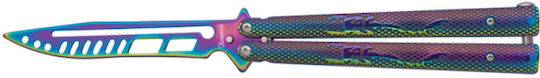 Martinez Albainox Butterfly Knife Educational Purple