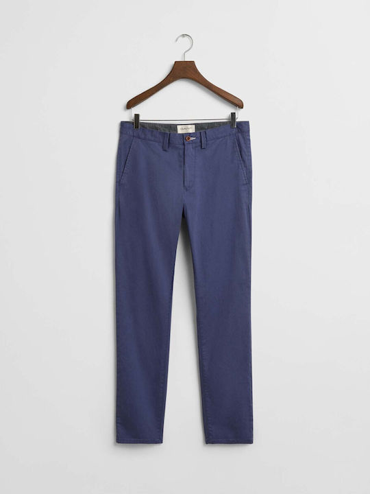 Gant Pantaloni Copen Blue