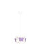 Freebox Kids Metallic Single Ceiling Light E27 Purple 9W 15cm