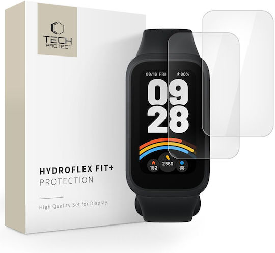 Tech-Protect Hydroflex Fit+ 2-pack Screen Protector για το Xiaomi Smart Band 9 Active 2τμχ