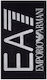 Emporio Armani Πετσέτα Θαλάσσης Βαμβακερή Μαύρη 100x170εκ.