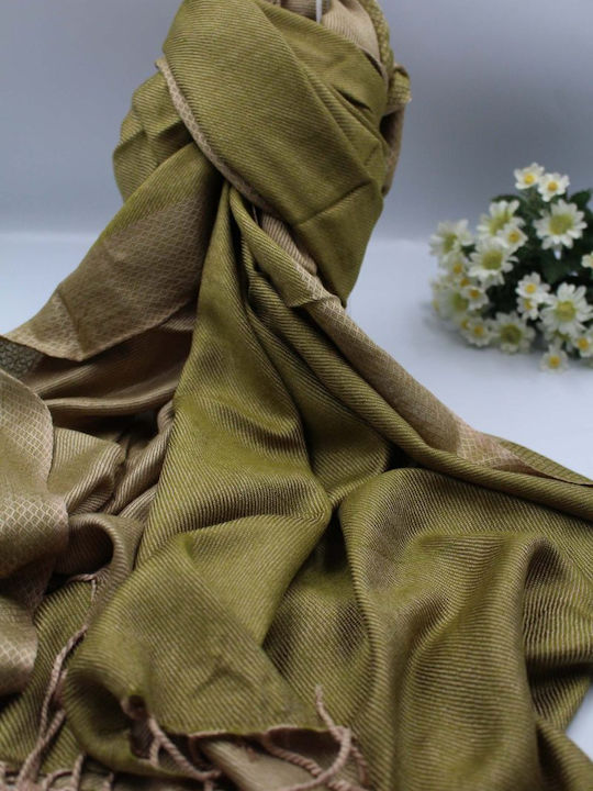 Women's Silk Scarf Green
