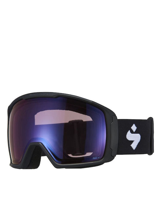 Sweet Protection Μάσκα Σκι & Snowboard Ενηλίκων Μαύρη με Φακό σε Μαύρο Χρώμα