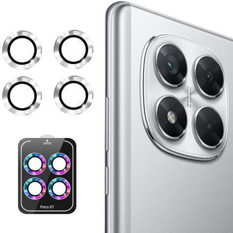 Enkay Hat-prince Camera Protection Tempered Glass Silver for the Xiaomi Poco X7