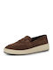 Leder Herren Mokassins in Braun Farbe