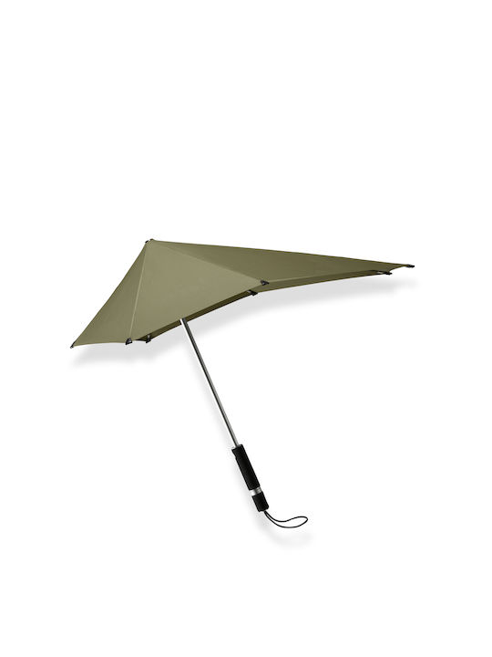 Senz° Umbrella with Walking Stick Green