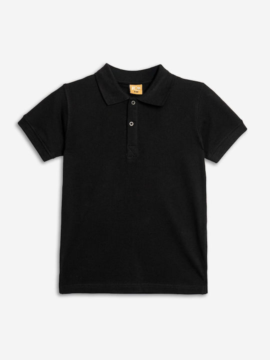 Funky Παιδικό Polo Κοντομάνικο Μαύρο