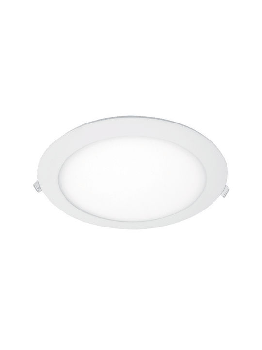 Elmark Rotund Panou LED Putere 18W cu Alb Natural Lumini