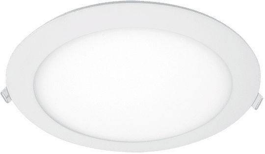 Elmark Rund LED Panel 18W mit Natürliches Weiß Licht 4000K