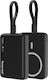 Powertech PT-1376 MagSafe Power Bank 10000mAh 20W Μαύρο